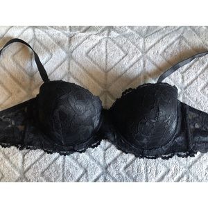 Sexy Women’s Black Demi Push Up Bra